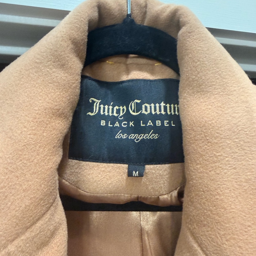 Vintage!! Juicy Couture Black Label Women's Camel Teddy Jacket